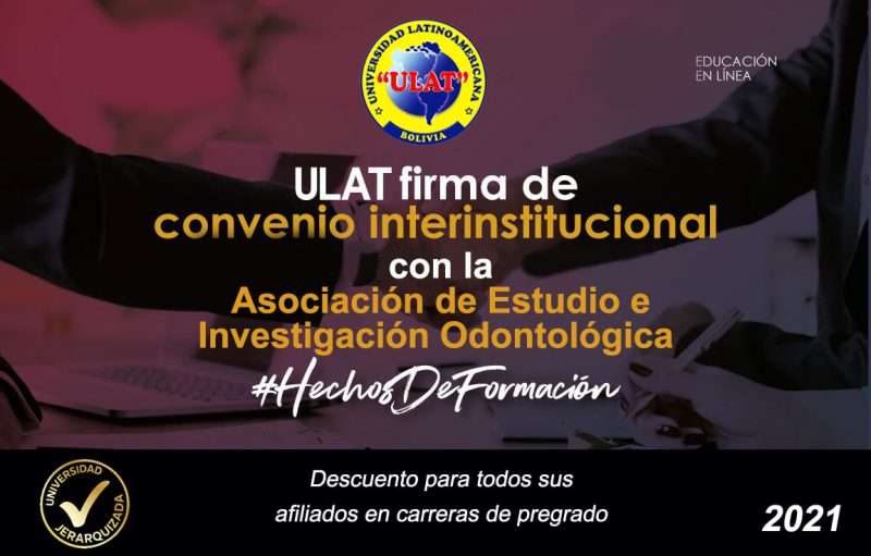 La Universidad ULAT, firma convenio interinstitucional con la ADEIO